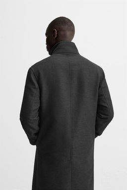 COAT WITH DETACHABLE COLLAR - Zara фото 5