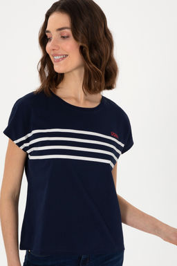 Kad_n Lacivert Ti__rt Sepette S_rpriz _ndirim - U.s. polo assn фото 3