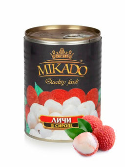 Личи в сиропе MIKADO ж./б. (0,565 кг)