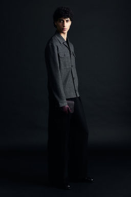 Chaqueta camisera de sarga Regular Fit - H&m фото 4