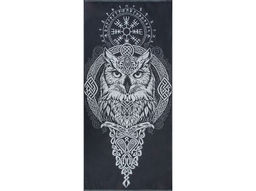 Полотенце махровое 6с102.411ж1 Тотем СОВА(антрацит) 67х150см