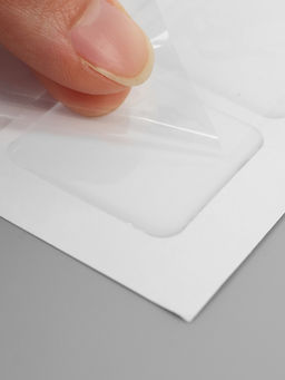 Стикеры эпоксидные прозрачные заготовки 3d=100 шт. 3×3 см