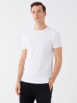 Bisiklet Yaka Penye Erkek Ti??rt