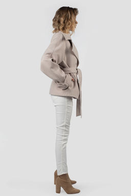 01-12223 Пальто женское демисезонное (пояс) - El podio фото 4