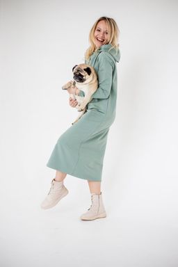 Платье ФУТЕР 2х нитка ПЕНЬЕ - Knitka wear фото 3