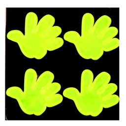 Дождевик детский со светоотражающими наклейками, рост 120-160 см