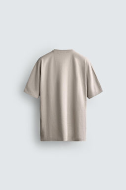 CAMISETA BOXY FIT HEAVYWEIGHT / Piedra - Zara фото 8