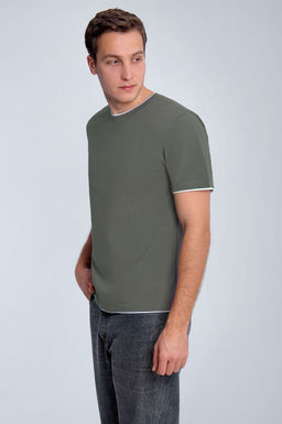 Арт. 67115/5 Футболка мужская 48-56 (5 шт) Цвет:серо-зеленый - Идеал фото 3