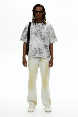 Camiseta cropped Oversized Fit - H&m фото 2