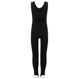 Комбинезон гимнастический Grace Dance, с вырезом на спине, с вырезом под пятку, р. 44, цвет чёрный  фото 10