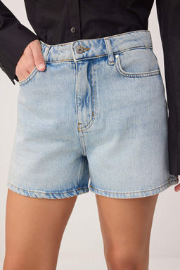 Premium Koyu Mavi Ozel Kumas City Boy Denim Sort TWOSS26SR00186 - Trendyolmilla фото 13
