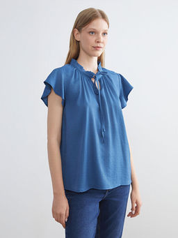 Ba?lamal? Yaka Dokulu Bluz