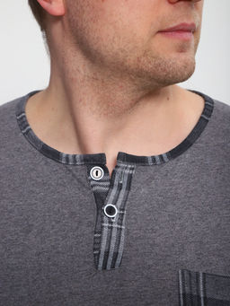 КД28 Пижама мужская (серый)