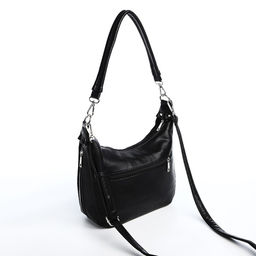 Сумка-мешок на молнии, цвет чёрный - Simaland фото 7