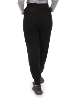 MC903-1 BLACK Брюки спортивные женские (100% хлопок) - Фабричный китай фото 6