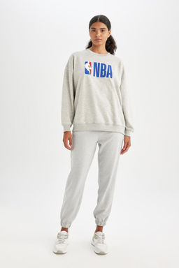 DeFactoFit Толстовка оверсайз с круглым вырезом NBA NBA  фото 17