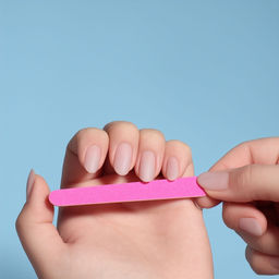 Цена за 4 шт. Набор пилок для ногтей на деревянной основе, форма прямая, 200/200 грит, 10 см, 10 шт., МИКС