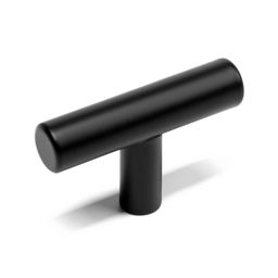 Цена за 3 шт. Ручка-кнопка CAPPIO PK332 LIGHT, d=12 мм, цвет черный