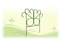 Забор садово-парковый "Жук" (выс. 0,8м, дл. 3,5м, дл.дел. 0,7м) ст. тр. 10мм