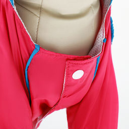 Комбинезон для собак, демисезонный с сумкой, размер L (ДС 33, Ог 45, ОШ 30 см), розовый - Simaland фото 10