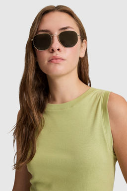 Kad_n Ye_il Bisiklet Yaka Basic Ti__rt - U.s. polo assn фото 2