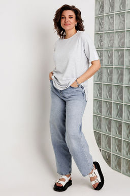 Футболка BegiModa 4163 Серый меланж  фото 2