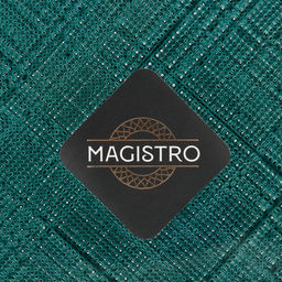Тарелка Magistro Cross, d=21 см, стекло, зелёная  фото 5