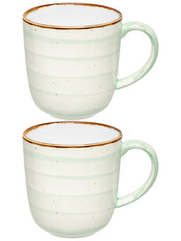 Набор кружек 2 пр. 370 мл 12,5*9*9 см "Кантри Крафт", светло-зеленый, фарфор
