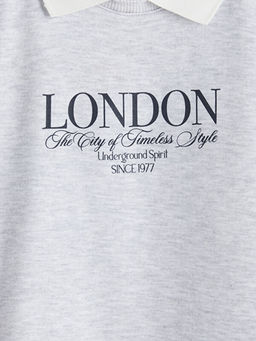 Polo Yaka Oversize Kad?n Sweatshirt Tunik - Waikiki фото 2