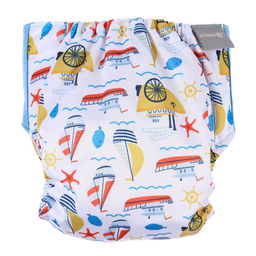 Трусики-подгузник, многоразовый, Корабли - Крошка я фото 5