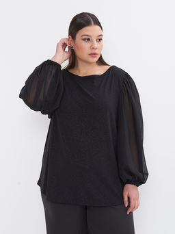 Блузка вечерняя BL68227BLK01