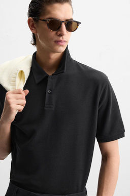 TEXTURED POLO SHIRT - Zara фото 21