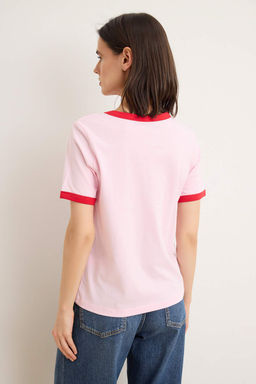 Tas Slogan Regular Bisiklet Yaka Standart Kol K?sa %100 Pamuk Orme T-Shirt TWOSS26TS00213 - Trendyolmilla фото 8