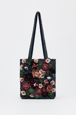 BEADED MINI TOTE BAG - Zara фото 3