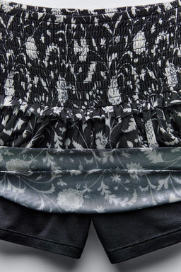 PRINTED TULLE SKIRT - Zara фото 5