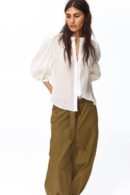 Blusa con mangas globo - H&m фото 5