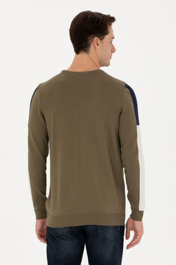 U. S. Polo Assn Мужской свитер цвета хаки - U.s. polo assn фото 19