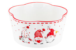 Банка д/печенья 14,8*14,8*11,5 см 760 мл Весёлые гномики с деревянной крышкой - Elan gallery фото 16