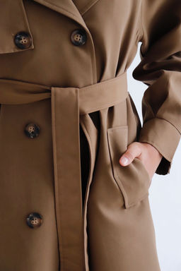 Martichelli Тренч в цвете какао  фото 4
