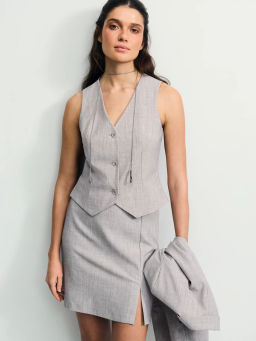 Юбка мини с вискозой в составе ZR2604013502-66 / Zarina  фото 2