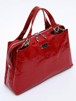 Сумка женская кожаная 9613-1S wine red Velina Fabbaino-Safenta в Новосибирске