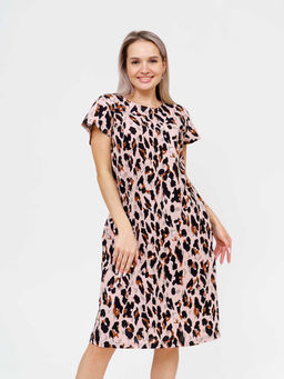 Платье женское, цвет синий бежевый - Текс-плюс фото 7