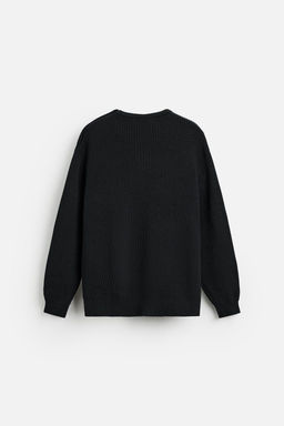 TEXTURED SWEATER WITH BUTTONS - Zara фото 6