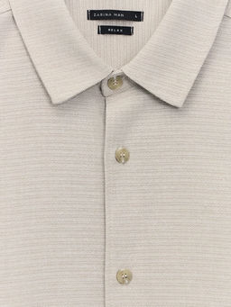 Рубашка из льна и хлопка / Zarina  фото 9