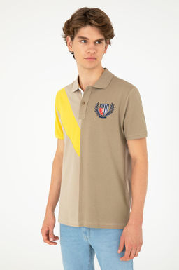 Мужская футболка светло-хаки Неожиданная скидка в корзине - U.s. polo assn фото 3