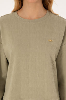 Kad_n A__k Haki Sweatshirt - U.s. polo assn фото 6