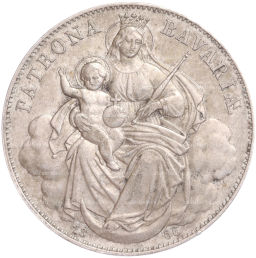 1 талер 1866 года Бавария