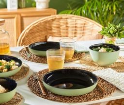 Блюдо VICKY SOFT GREEN 21см