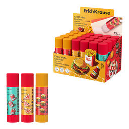 Клей-карандаш ErichKrause "Cheat Meal" 15гр. (65005)