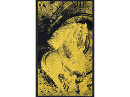 Полотенце махровое 6с104.411ж1 Бег времени(т.желтый) 67х40см